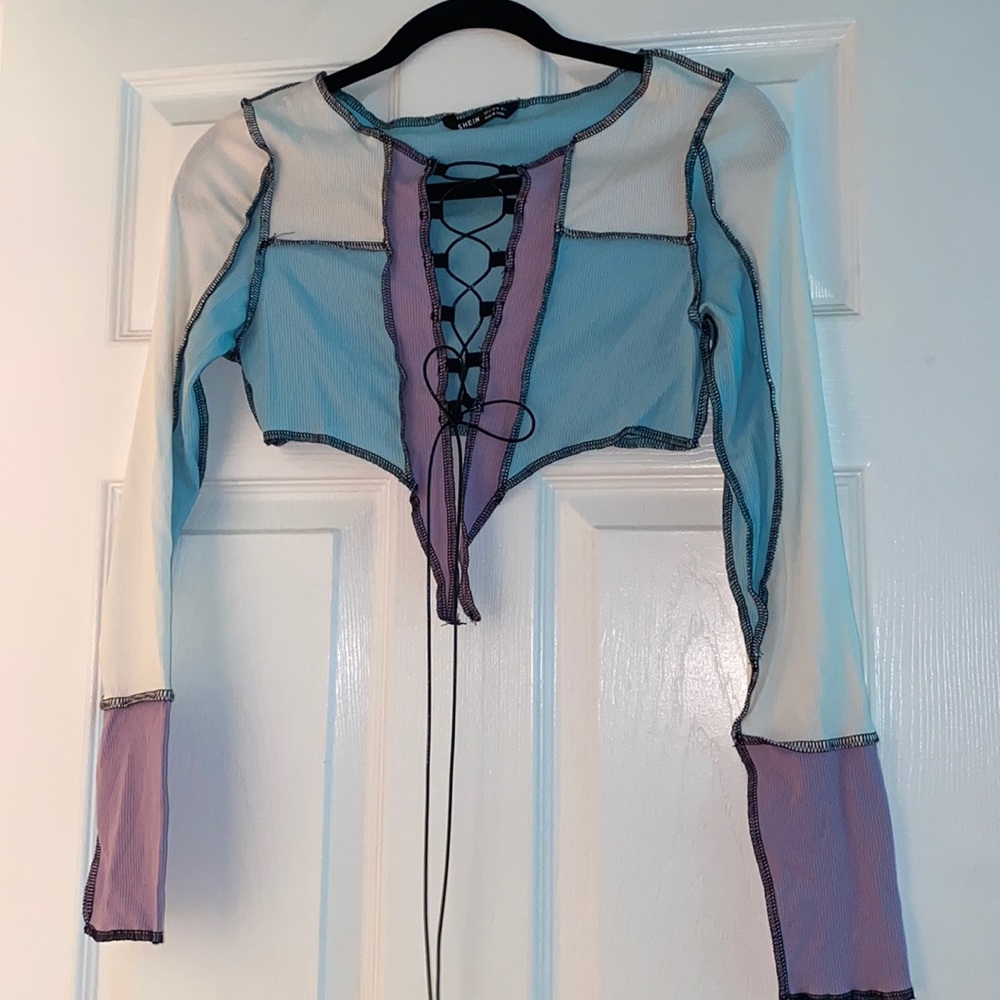 Colorblock Reverse Seam Set